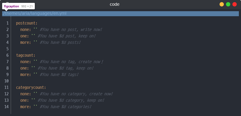 code block tag1